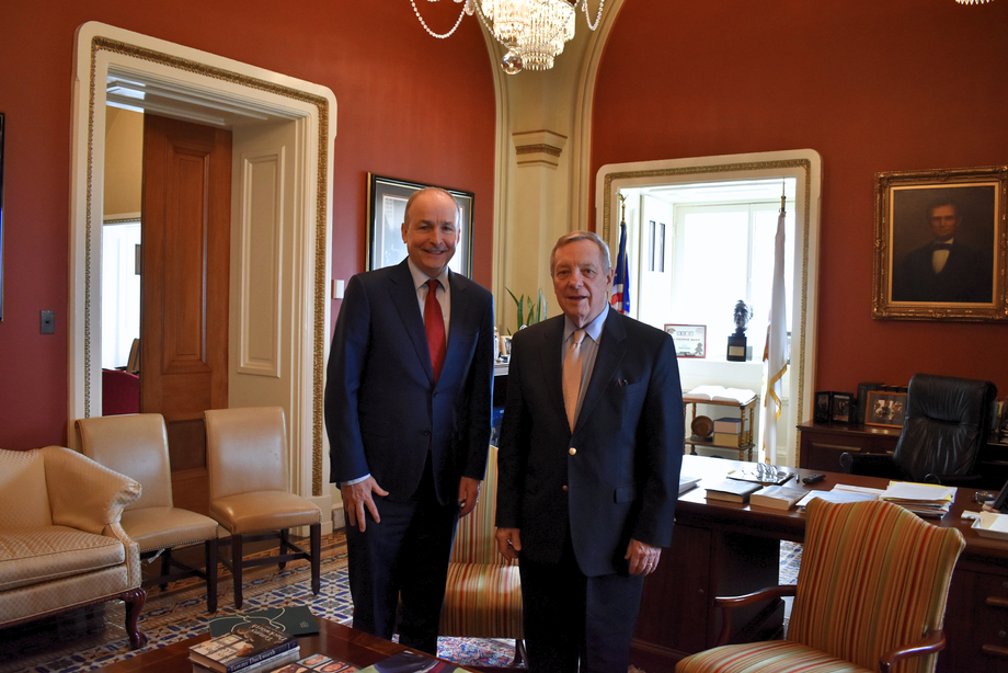 DURBIN MEETS WITH IRISH DEPUTY PRIME MINISTER